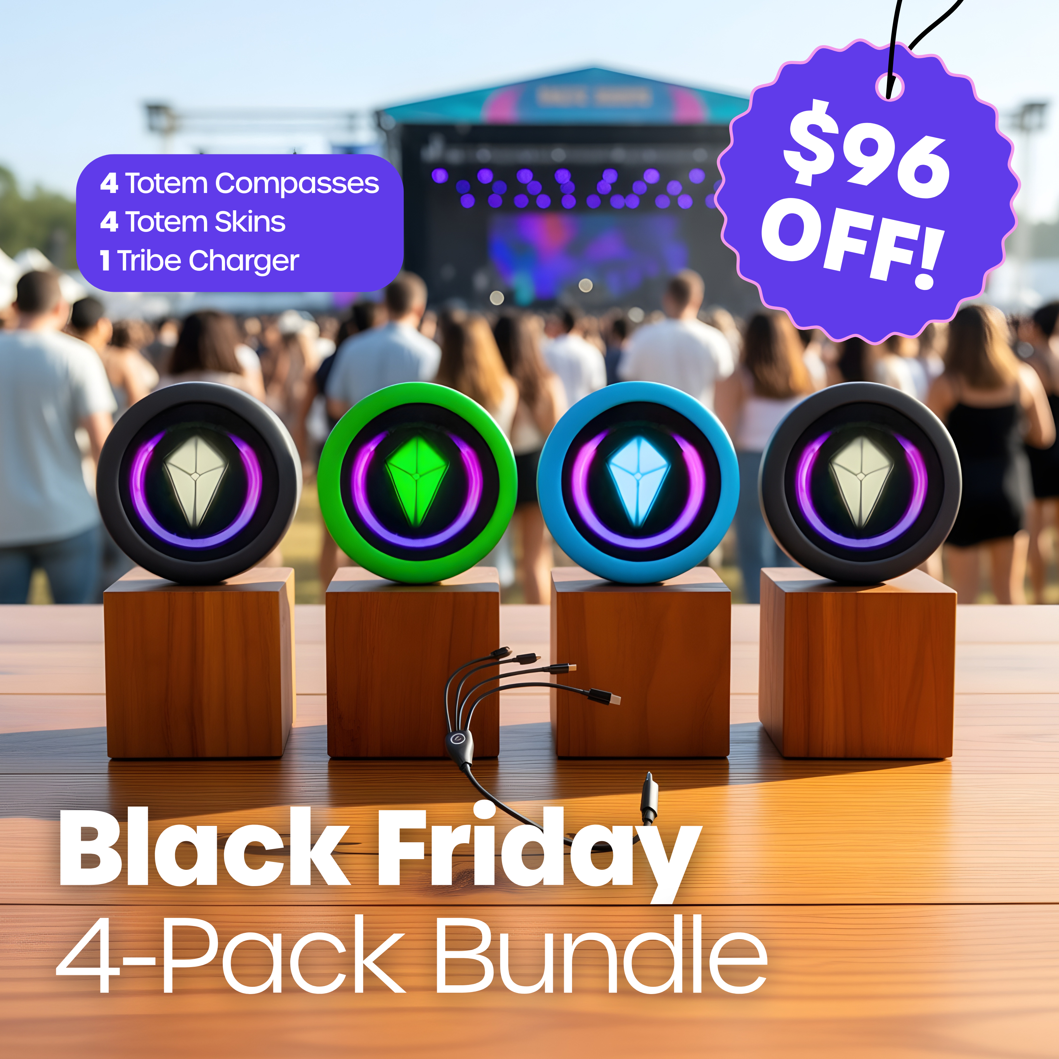 Black Friday Totem 4-Pack