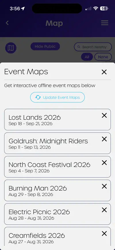 Totem Compass App: offline Event Maps